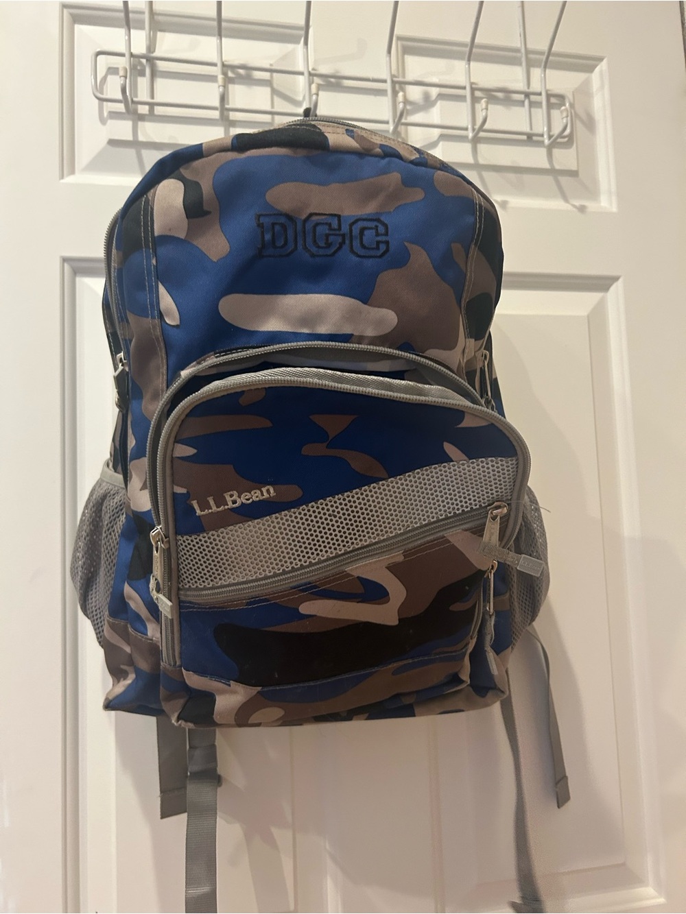 L.L. Bean Men's Blue and Brown Camo Backpack